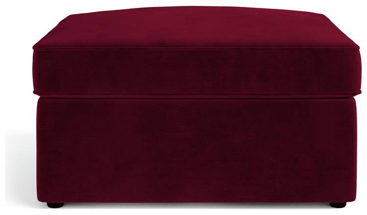 Buy Jay Be Velvet Footstool Chair Bed Burgundy Sofa beds Argos