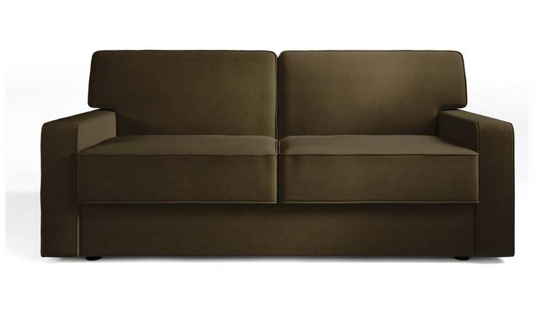 Jay-Be Linea Fabric 3 Seater Sofa Bed - Sage Green