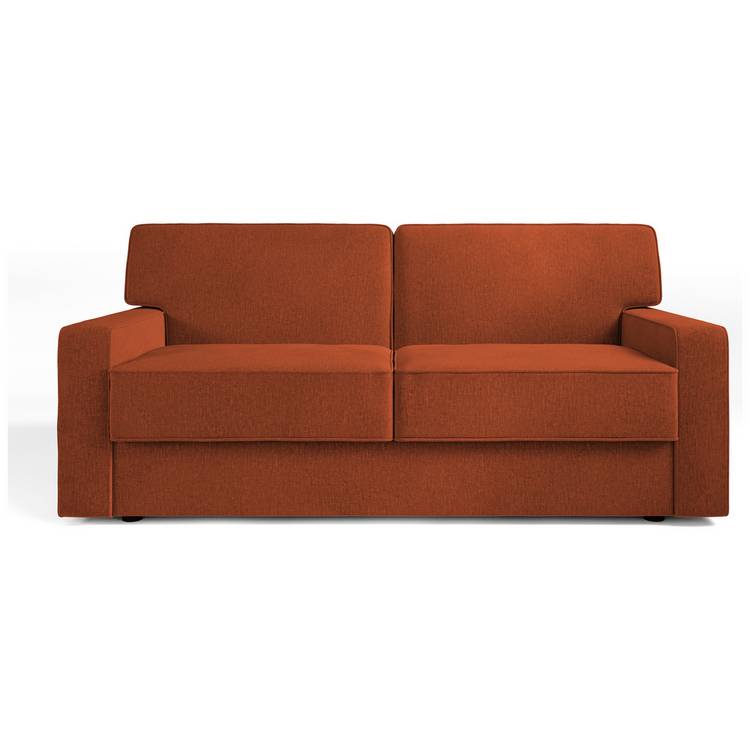 Jay-Be Linea Fabric 3 Seater Sofa Bed - Orange 0