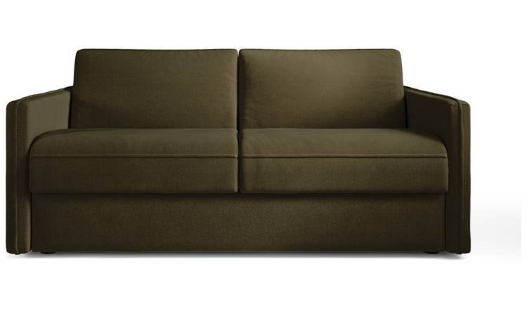 Jay-Be Slim Fabric 3 Seater Sofa Bed - Sage Green