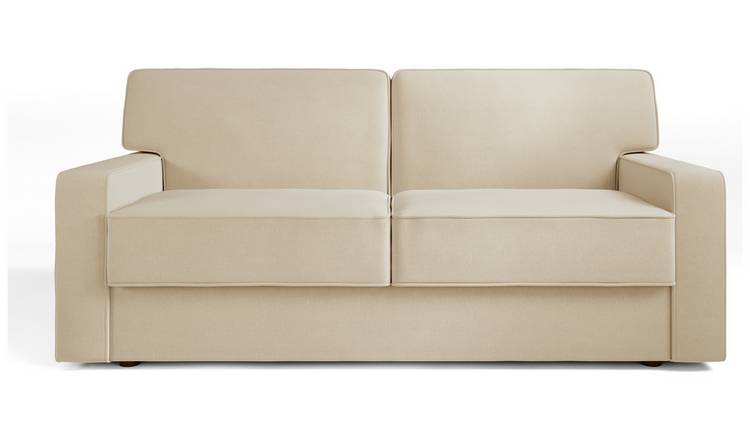 Jay-Be Linea Fabric 3 Seater Sofa Bed - Cream