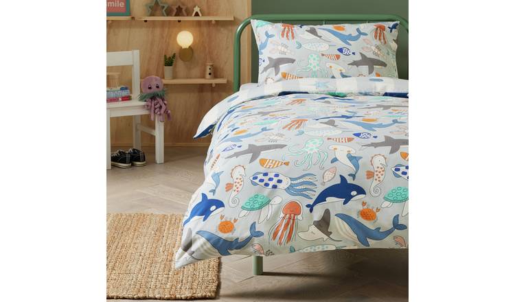 Habitat Under The Sea Printed Kids Bedding Set - Single