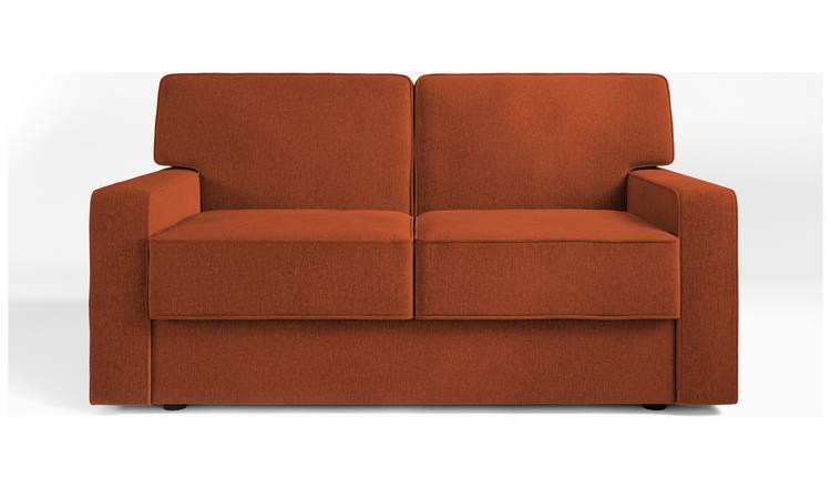 Jay-Be Linea Fabric 2 Seater Sofa Bed - Orange