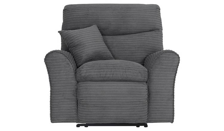 Argos Home Harry Fabric Recliner Chair - Charcoal