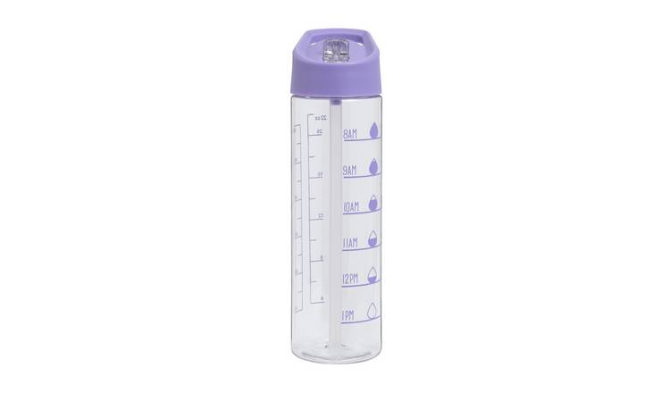 Home Lilac Tracker Sipper Water Bottle - 700ml