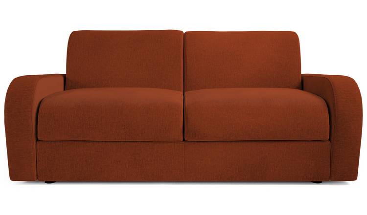 Jay-Be Deco Fabric 3 Seater Sofa Bed - Orange