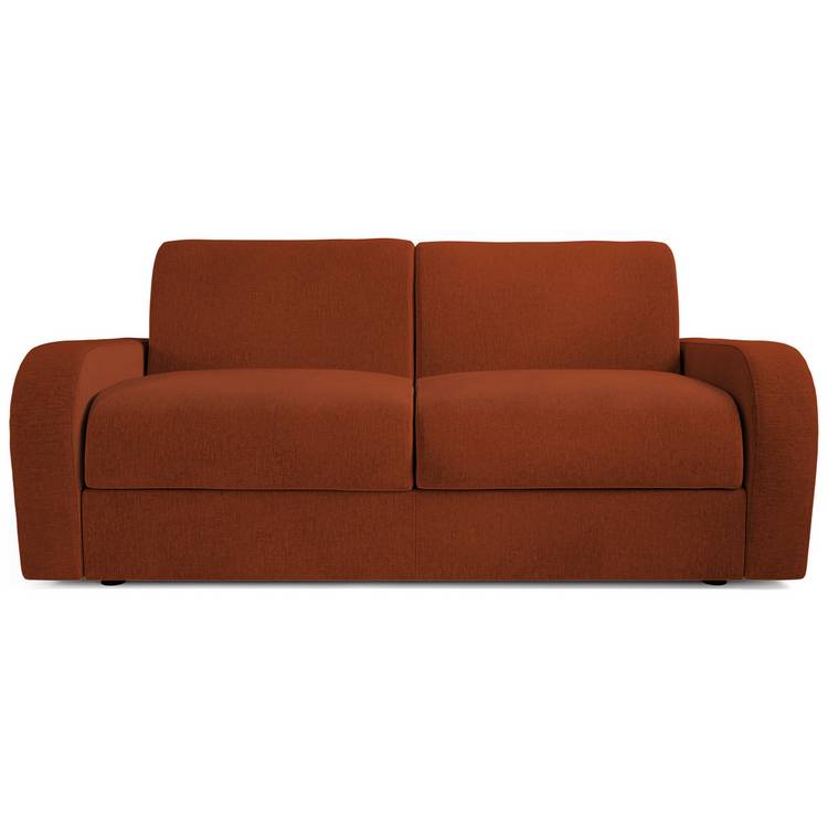 Jay-Be Deco Fabric 3 Seater Sofa Bed - Orange 0