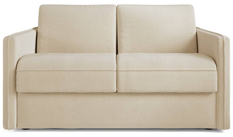 Jay-Be Slim Fabric 2 Seater Sofa Bed - Cream