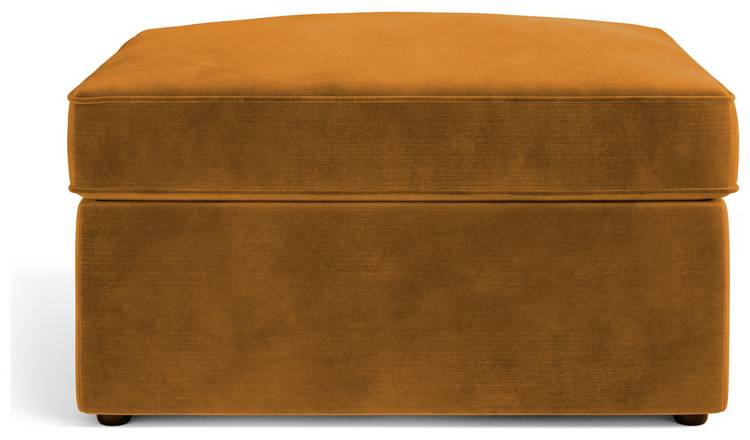 Jay-Be Velvet Footstool Chair Bed - Gold