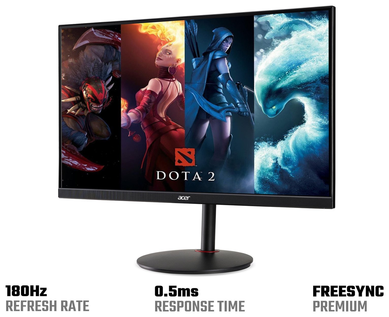 Buy Acer Nitro XV272UV3 27in 180Hz IPS WQHD Gaming Monitor | PC