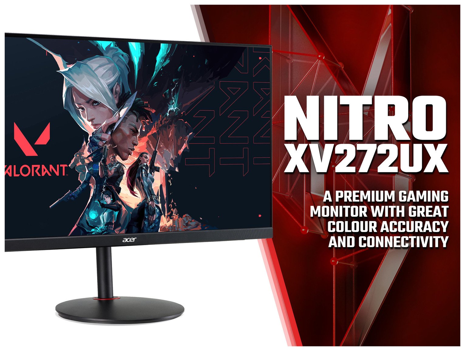 Buy Acer Nitro XV272UV3 27in 180Hz IPS WQHD Gaming Monitor | PC