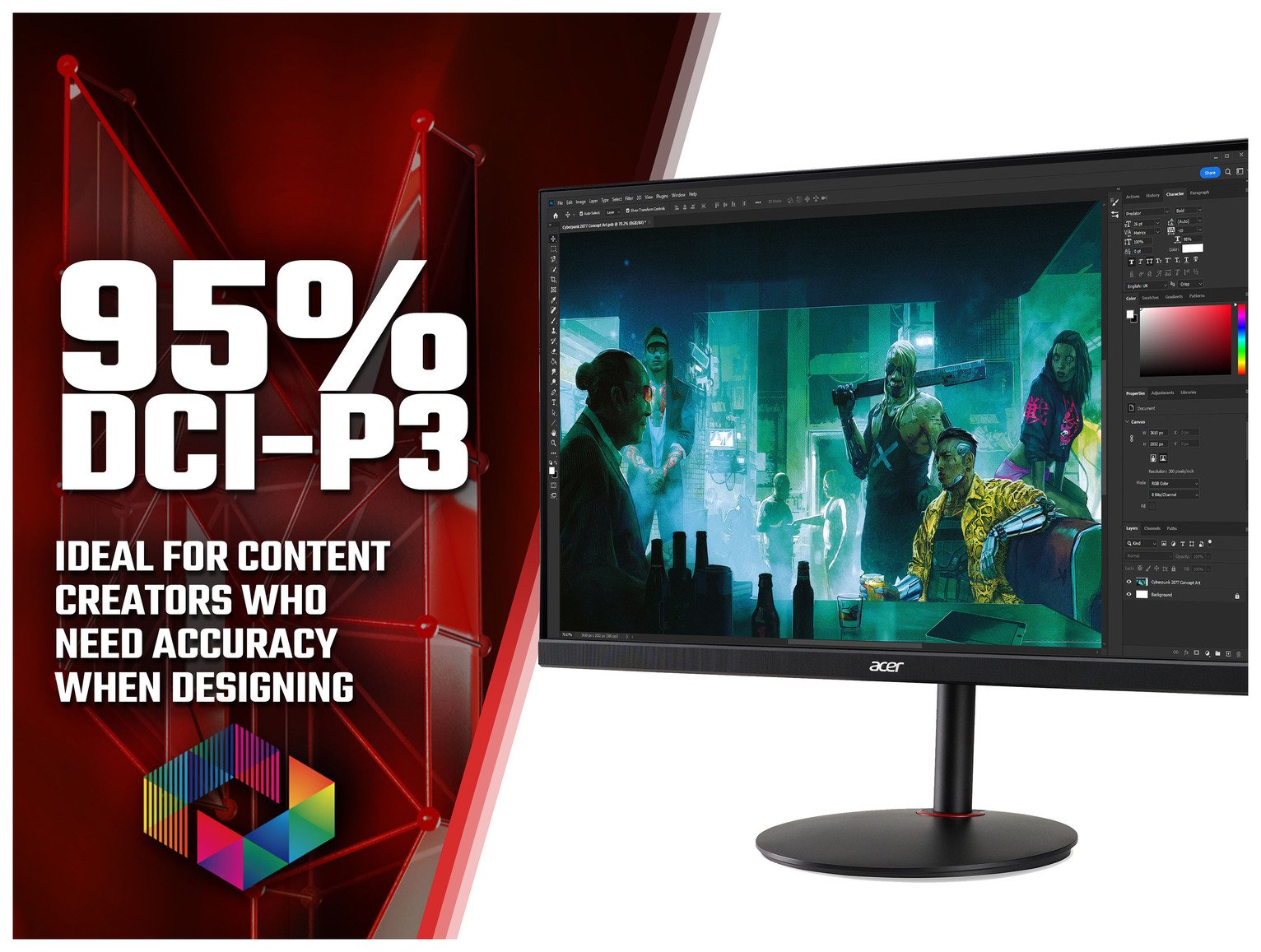 Buy Acer Nitro XV272UV3 27in 180Hz IPS WQHD Gaming Monitor | PC