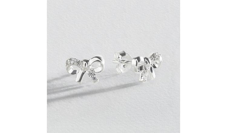 Revere Sterling Silver Bow Stud Earrings 