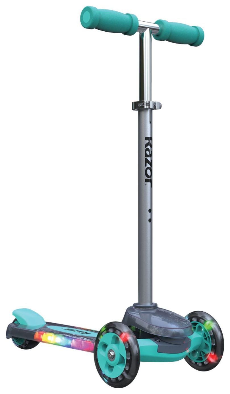 Razor Rollie DLX Tri Scooter With Seat – Teal 