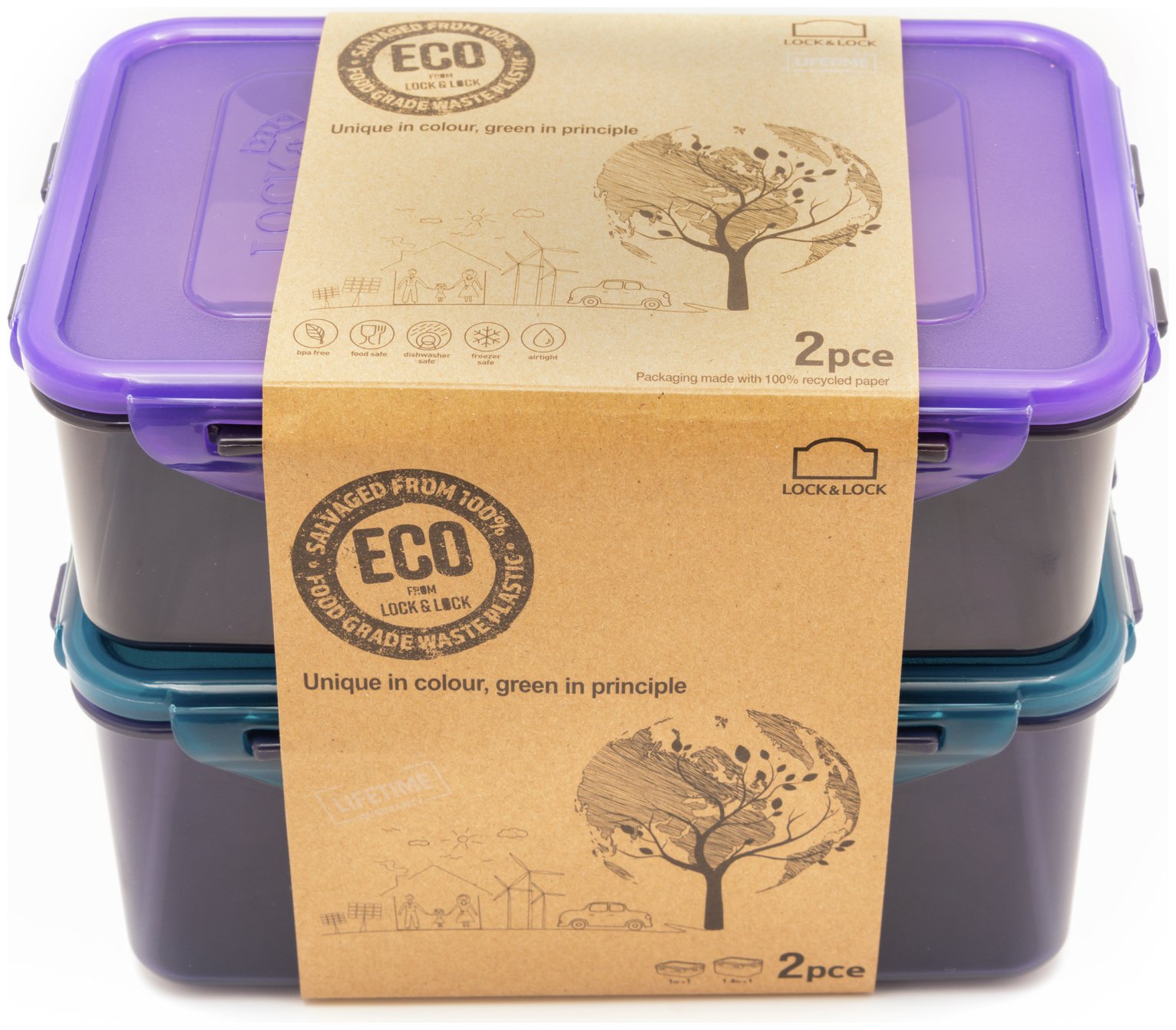 Lock & Lock Eco Set of 2 Food Storage Containers Review