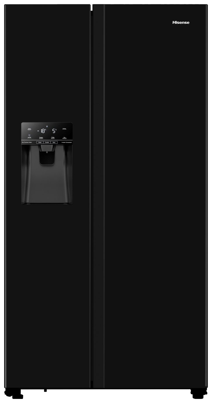 Hisense RS694N4TBE American Fridge Freezer - Black