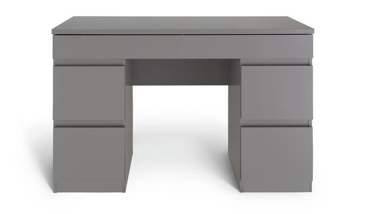 Grey store desk table