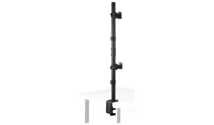 Kensington Vertical Stacking Dual Monitor Arm - Black