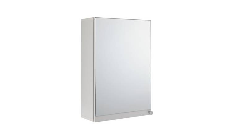 Argos Home Prime Single Mirrored Wall Cabinet