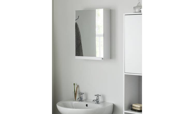 B&m bathroom deals mirror cabinet