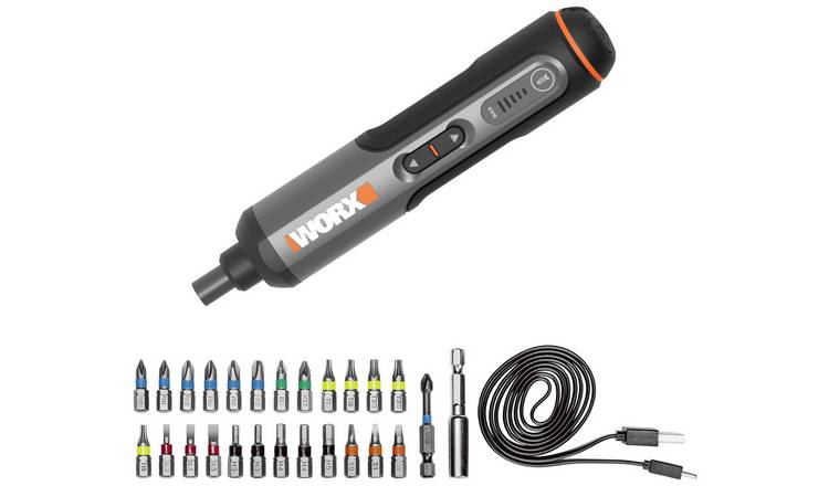 Worx WX240 24 Pieces Cordless Electric Screwdriver - 3.6V 