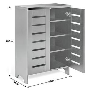 Buy Argos Home Slatted Shoe Cabinet Black Shoe storage Argos