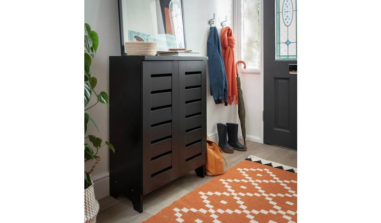 Black shoe rack argos hot sale