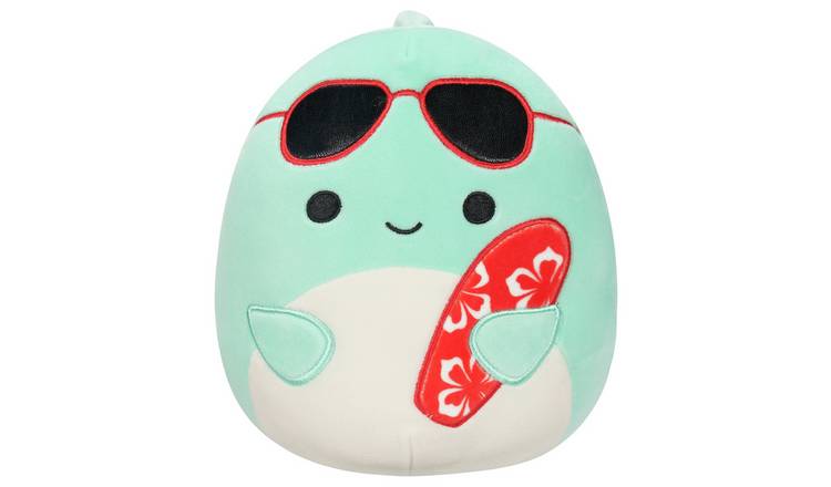 Buy Original Squishmallows 7.5 inch Perry the Teal Dolphin Teddy bears and soft toys Argos