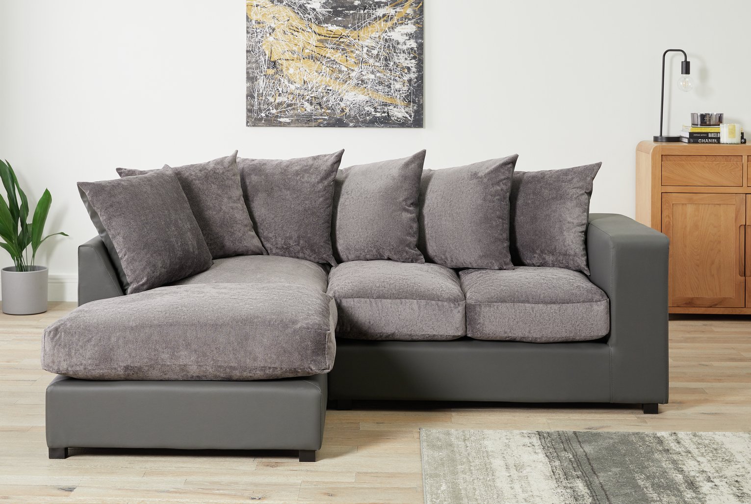 Argos Home Hartley Left Corner Fabric Sofa Review