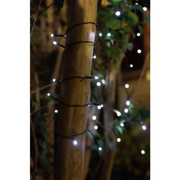 Garden By Sainsbury's 300 White Solar String Light 0