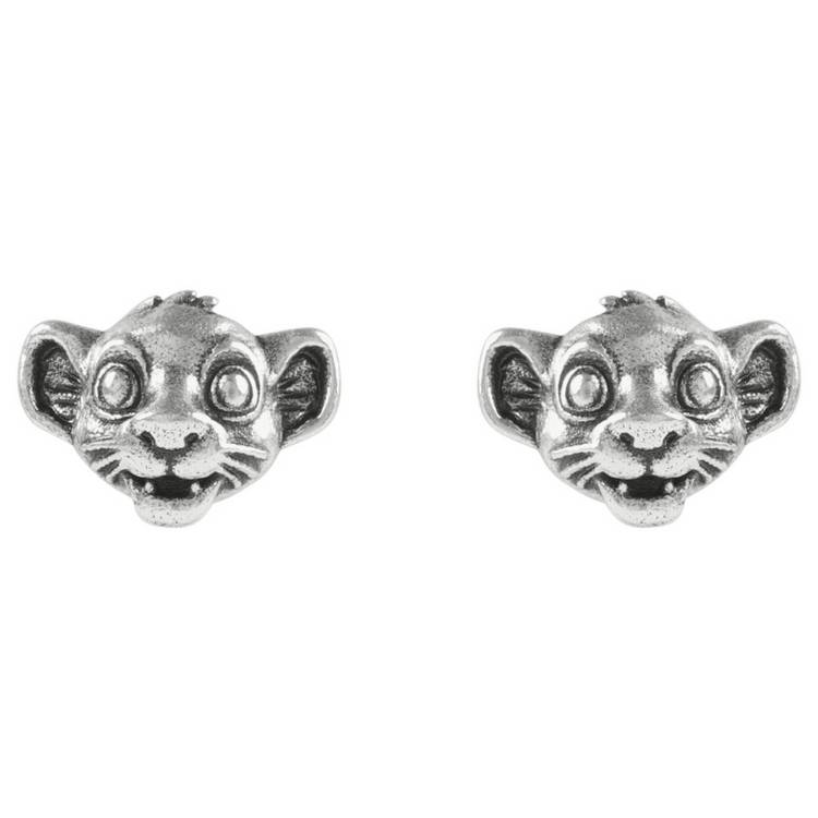 Disney Sterling Silver Lion King Simba Stud Earrings  0