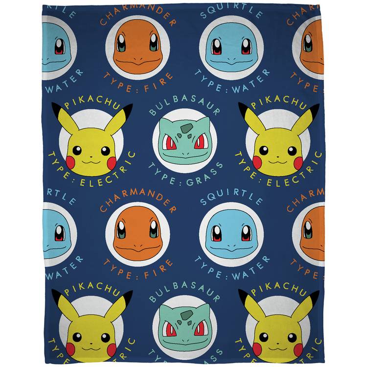 Pokémon Gotta Kids Fleece Throw - Multicoloured - 150X100cm 0