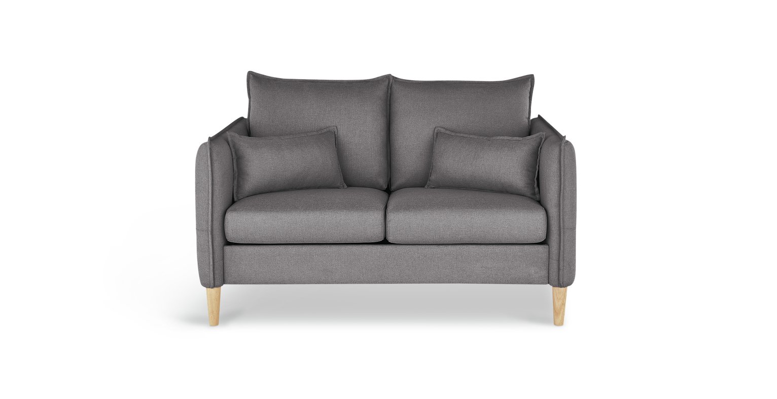 Habitat Etta 2 Seater Fabric Sofa in a Box - Grey
