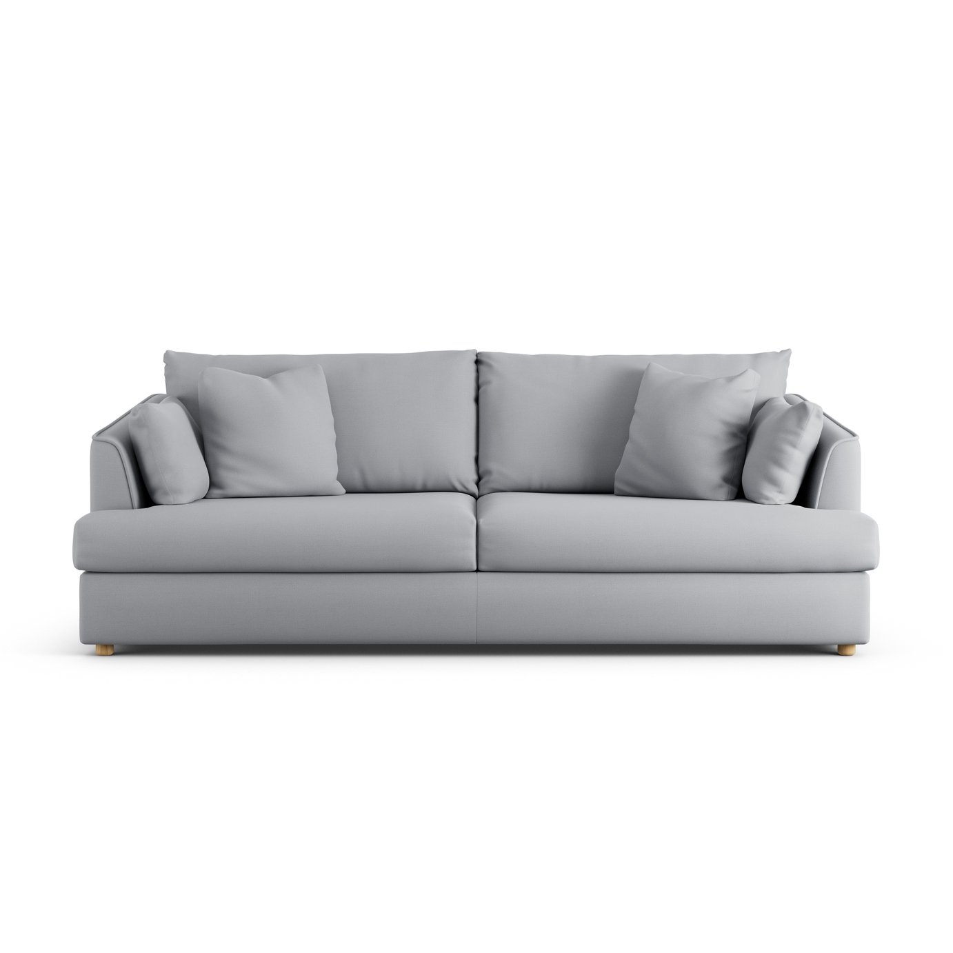 Habitat Holmfirth Fabric 4 Seater Sofa - Grey