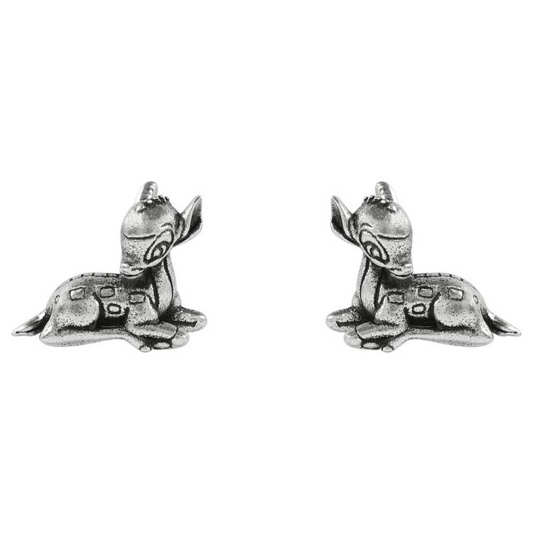 Disney 925 Sterling Silver Bambi Stud Earrings 0