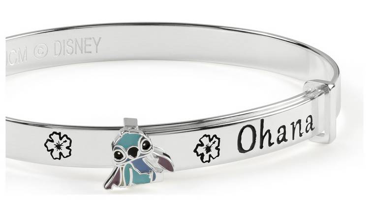 Buy Disney Stitch Sterling Silver Ohana Baby Bangle Kids bracelets Argos