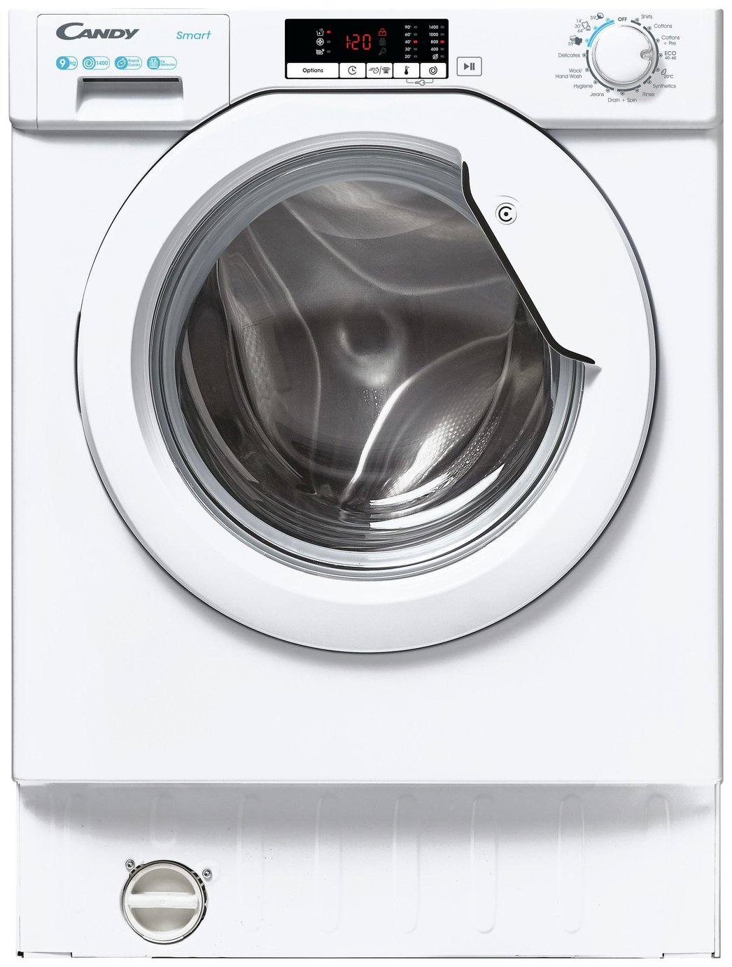 Candy CBW 49D2W4 9KG Integrated Washing Machine - White