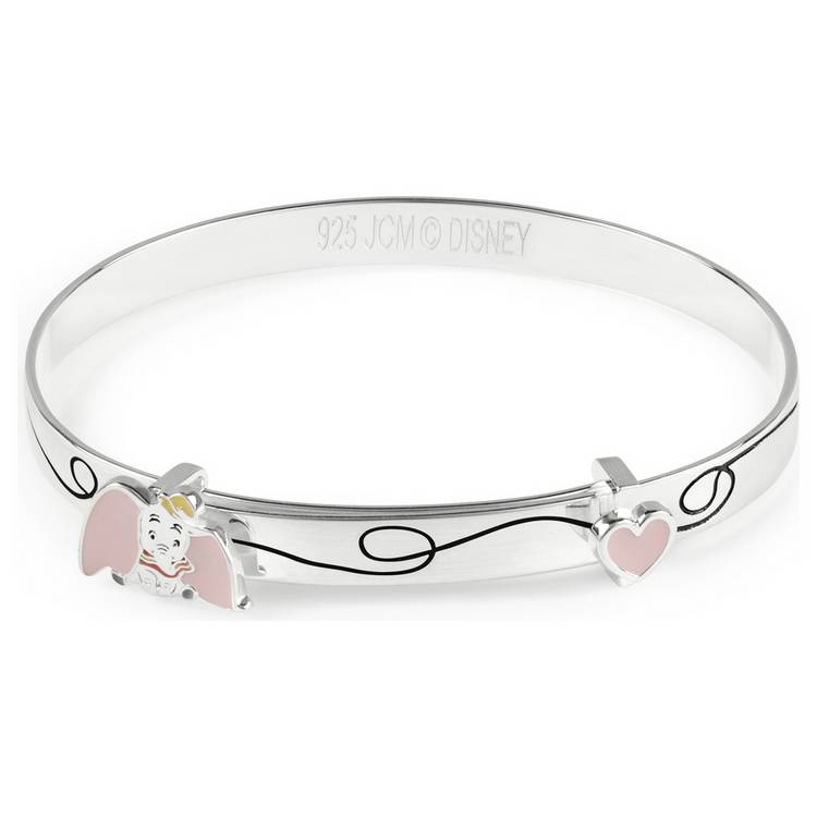 Disney Dumbo Sterling Silver Baby Bangle  0