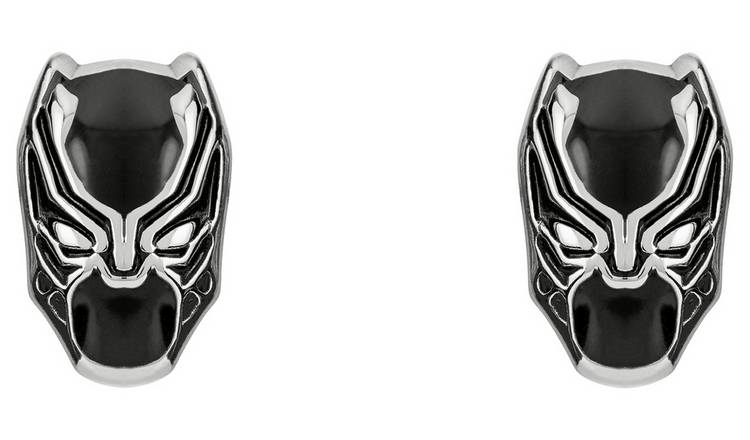 Disney Marvel Stainless Steel Black Panther Stud Earrings