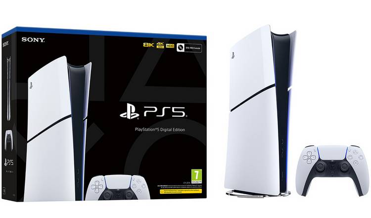 Buy PlayStation 5 Digital Edition Model Group - Slim Console | PS5 consoles  | Argos