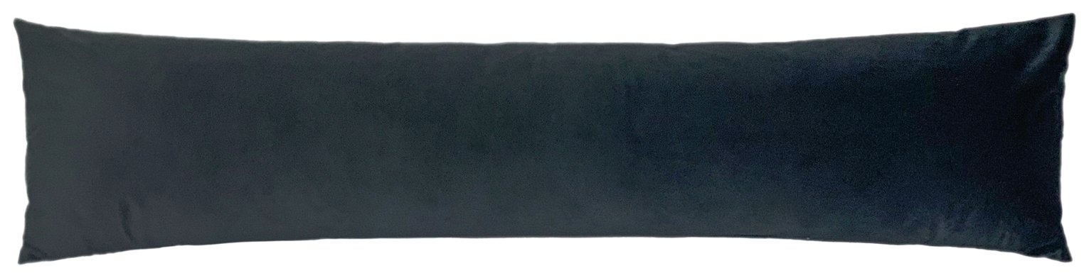 Evans Lichfield Opulence Velvet Draught Excluder - Black