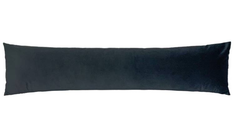 Buy Evans Lichfield Opulence Velvet Draught Excluder - Black | Draught ...