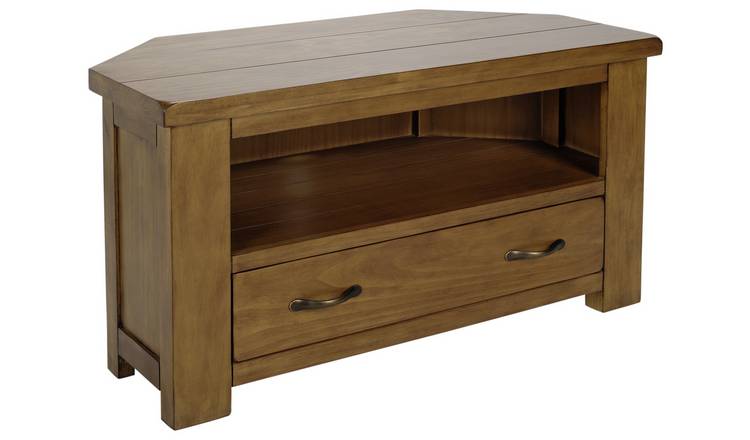 buy argos home arizona corner solid pine tv unit | tv stands | argos