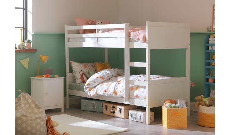 White bunk beds that on sale separate