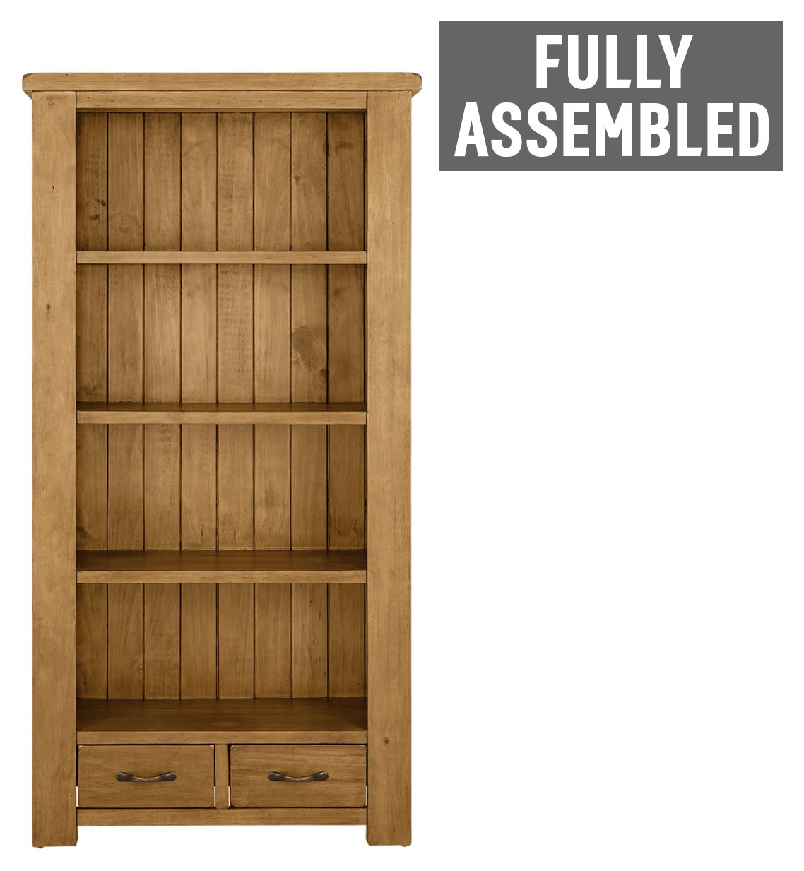 Argos Home Arizona 3 Shelf 2 Drawer Solid Pine Bookcase Reviews