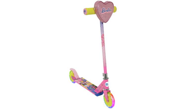 Barbie Squishle Kids 2 Wheel Scooter - Pink