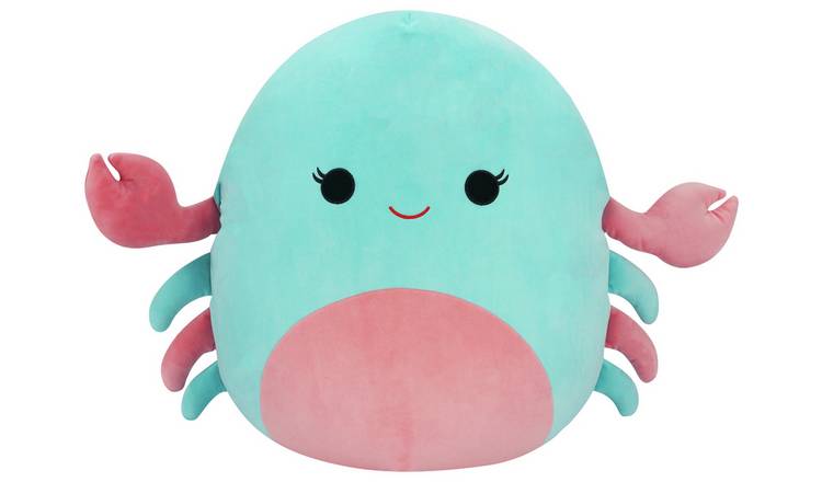 Original Squishmallows 20-inch - Isler the Pink & Mint Crab