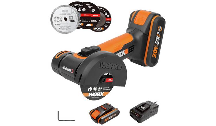 Worx 76mm Cordless Mini Cutter - 20V 