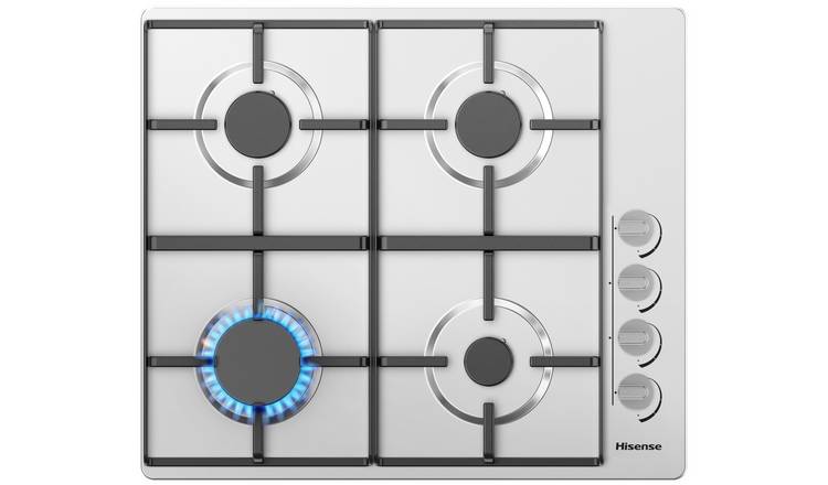 Hisense GM642XHS Gas Hob - Stainless Steel