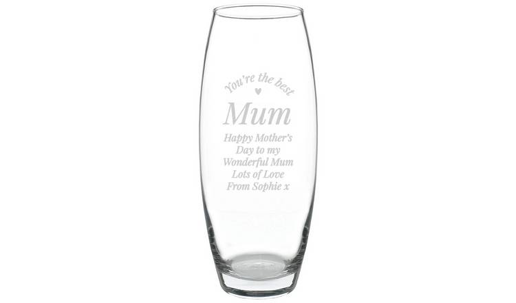 Personalised Message You Are The Best Bullet Vase